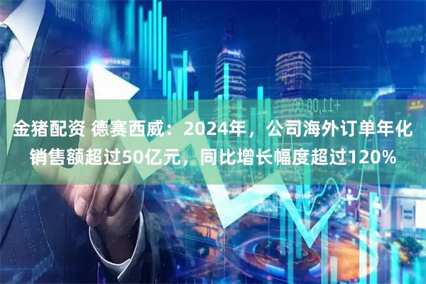 金猪配资 德赛西威：2024年，公司海外订单年化销售额超过50亿元，同比增长幅度超过120%