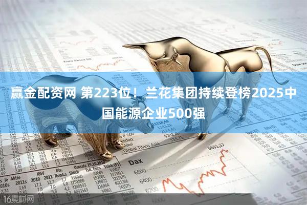 赢金配资网 第223位！兰花集团持续登榜2025中国能源企业500强